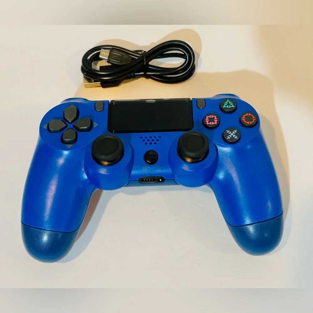 Wireless Replacement Controller for PS4 Blue Brand New